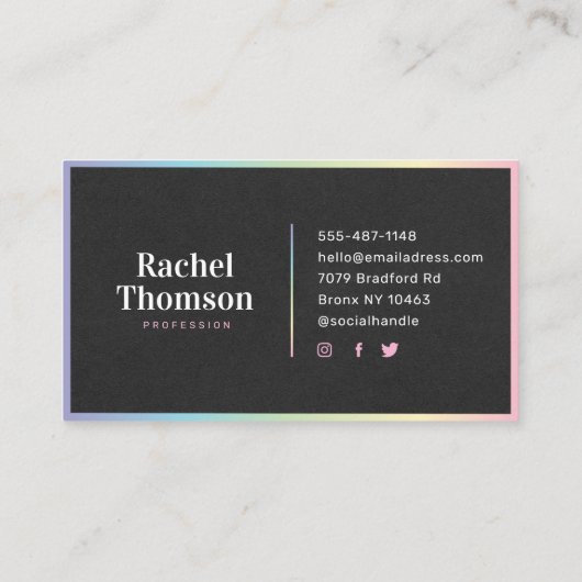 Visitenkarte  (Rückseite)