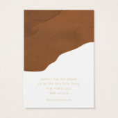 Visitenkarte (Rückseite)