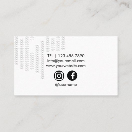 Visitenkarte (Rückseite)