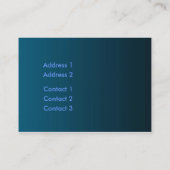 Visitenkarte (Rückseite)