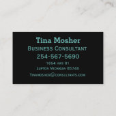 Visitenkarte (Rückseite)