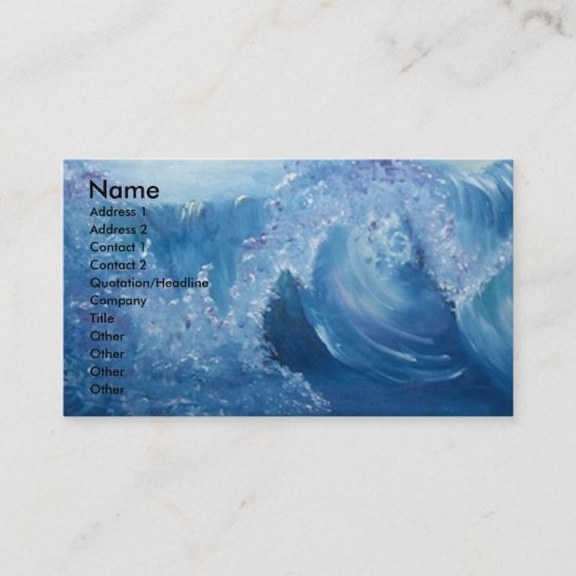 Visitenkarte (Vorderseite)