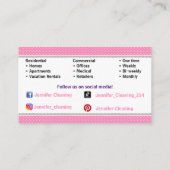 Visitenkarte (Rückseite)