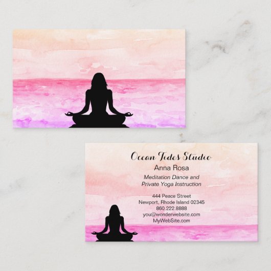 *~* VISITENKARTE (Vorne/Hinten)