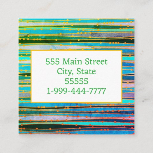 Visitenkarte (Rückseite)