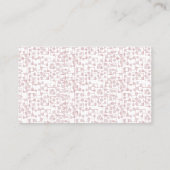 Visitenkarte (Rückseite)