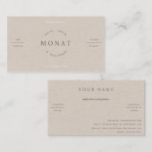 Visitenkarte (Vorne/Hinten)