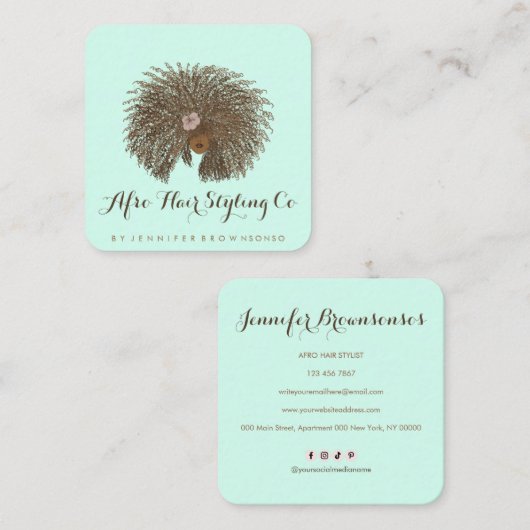 Visitenkarte (Vorne/Hinten)