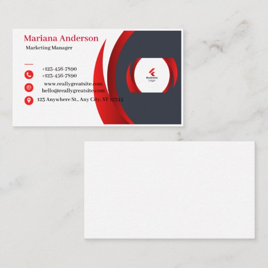 Visitenkarte (Vorne/Hinten)