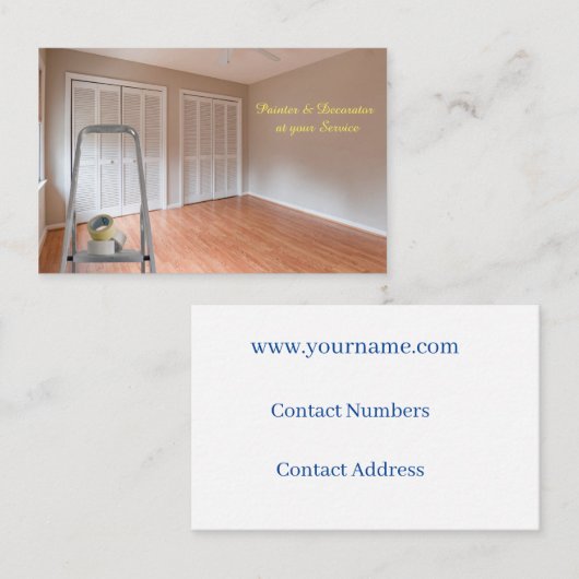 Visitenkarte (Vorne/Hinten)