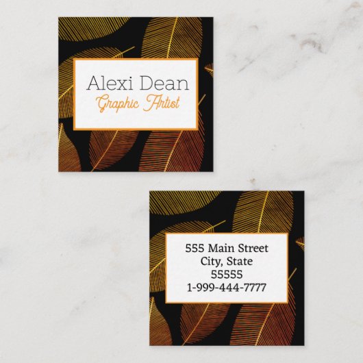 Visitenkarte (Vorne/Hinten)