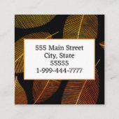 Visitenkarte (Rückseite)