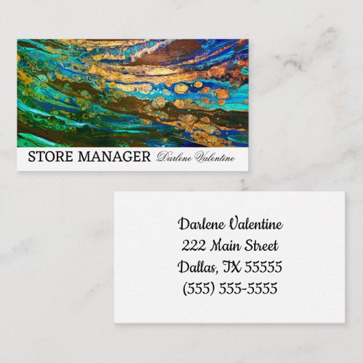 Visitenkarte (Vorne/Hinten)