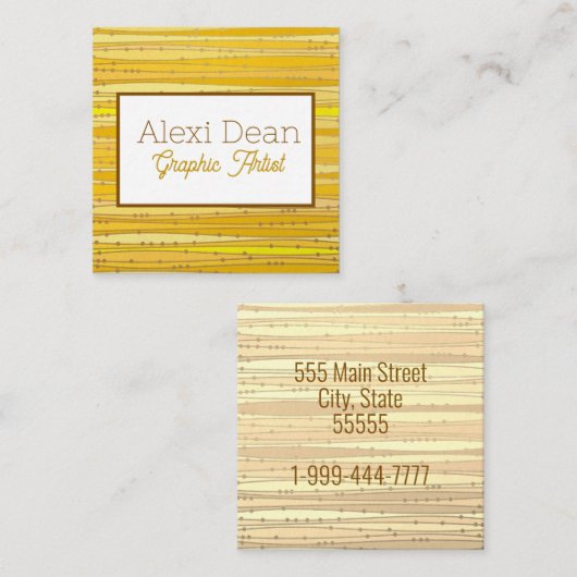 Visitenkarte (Vorne/Hinten)