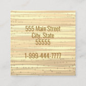 Visitenkarte (Rückseite)