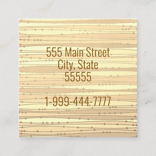 Visitenkarte (Rückseite)