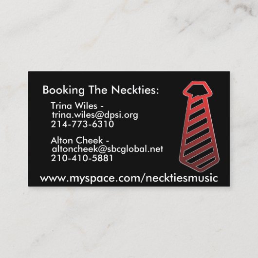 Visitenkarte (Rückseite)