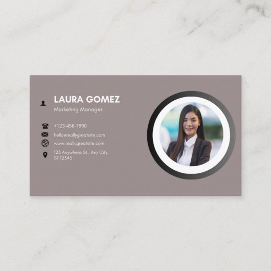 Visitenkarte (Vorderseite)