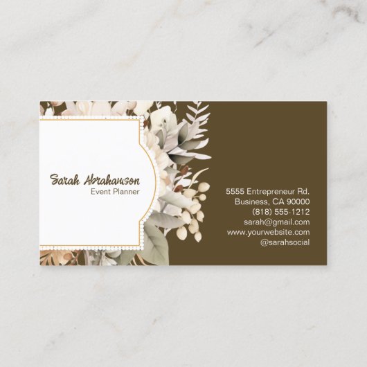 Visitenkarte (Rückseite)