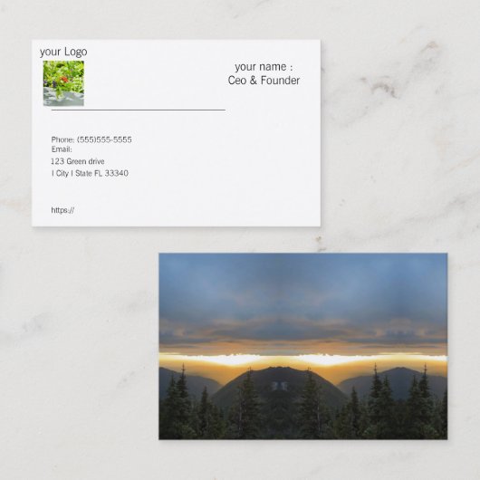 Visitenkarte (Vorne/Hinten)