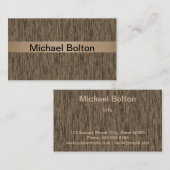 Visitenkarte (Vorne/Hinten)