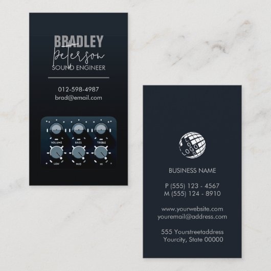 Visitenkarte (Vorne/Hinten)