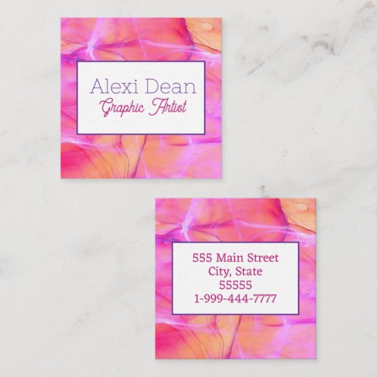 Visitenkarte (Vorne/Hinten)