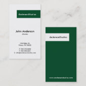 Visitenkarte (Vorne/Hinten)