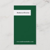 Visitenkarte (Rückseite)