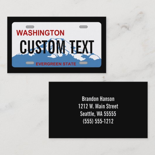 Visitenkarte (Vorne/Hinten)