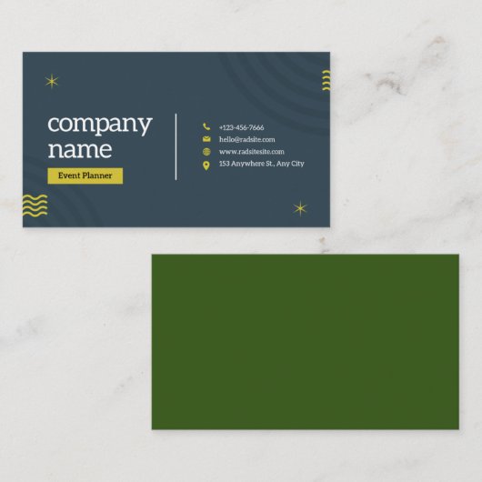 Visitenkarte (Vorne/Hinten)