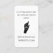 Visitenkarte (Rückseite)