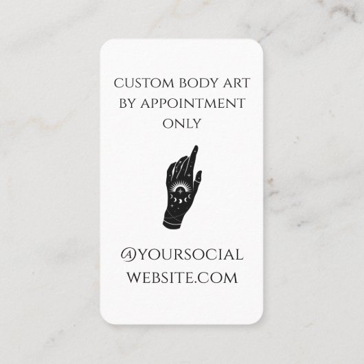 Visitenkarte (Rückseite)