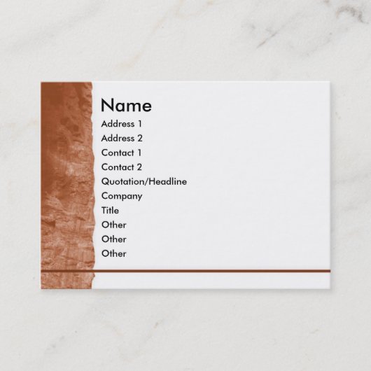 Visitenkarte (Vorderseite)