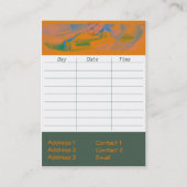 Visitenkarte (Rückseite)