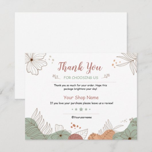 Visitenkarte (Vorne/Hinten)