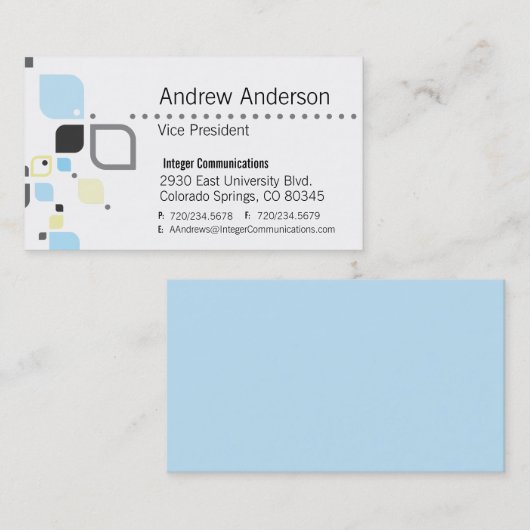 Visitenkarte (Vorne/Hinten)