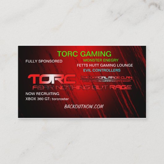 VISITENKARTE (Vorderseite)