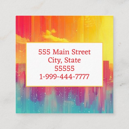 Visitenkarte (Rückseite)