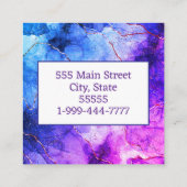 Visitenkarte (Rückseite)