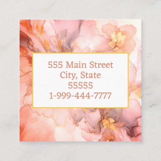 Visitenkarte (Rückseite)