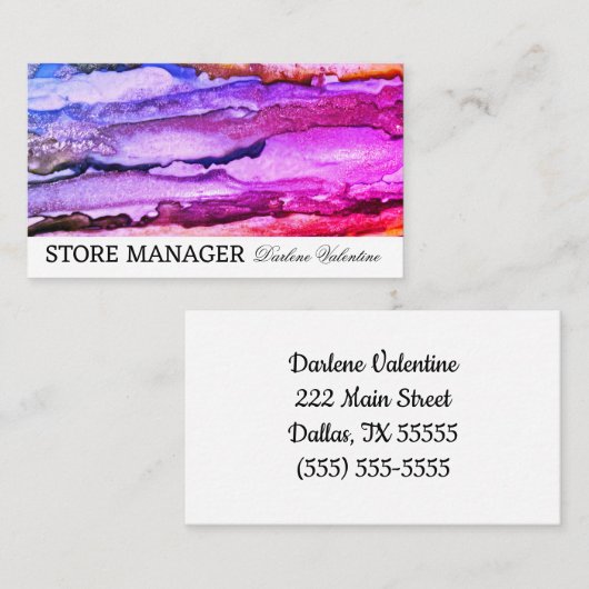 Visitenkarte (Vorne/Hinten)