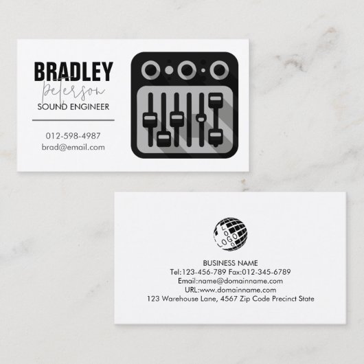 Visitenkarte (Vorne/Hinten)