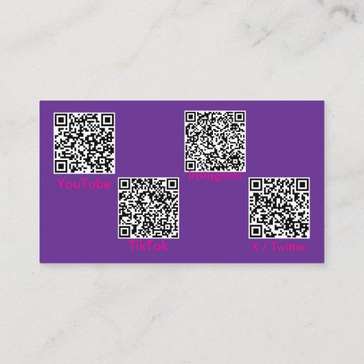 Visitenkarte (Rückseite)