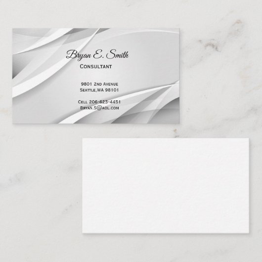 Visitenkarte (Vorne/Hinten)