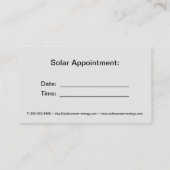 Visitenkarte (Rückseite)