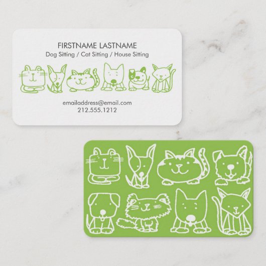 Visitenkarte (Vorne/Hinten)