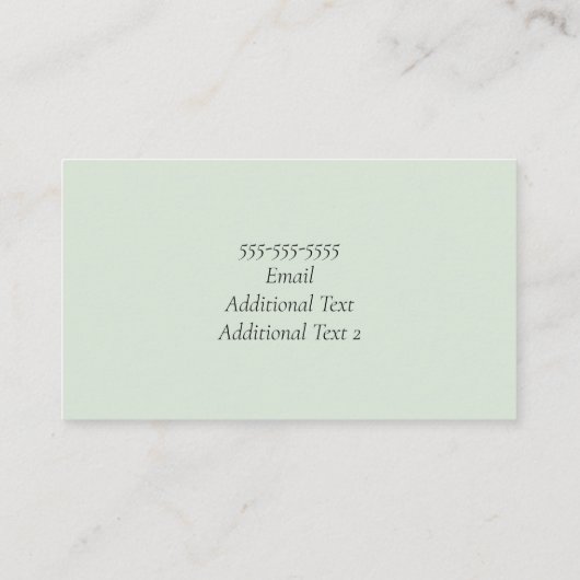 Visitenkarte (Rückseite)