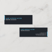 Visitenkarte 002 - Modernes minimales, (Vorne/Hinten)