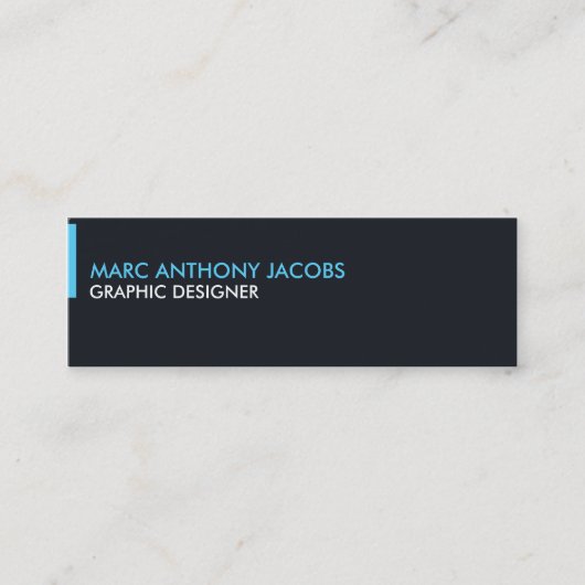 Visitenkarte 002 - Modernes minimales, (Vorderseite)